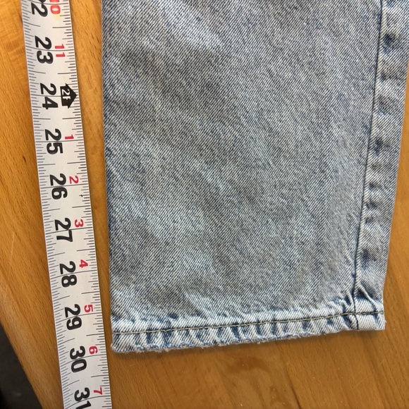 Free People The Lasso Straight Leg Jeans Distressed Light Wash Women Size 28 - Picture 4 of 9